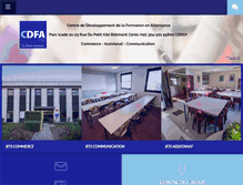 Tablet Screenshot of cdfa-formation.com